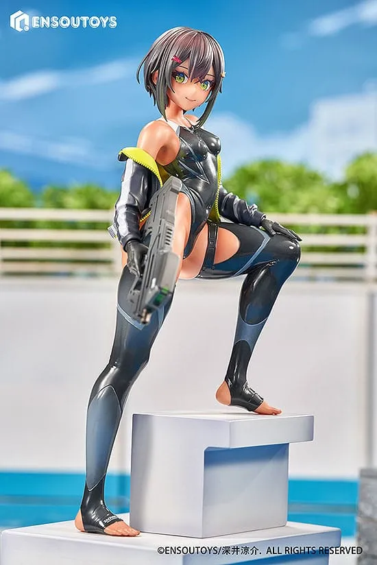 arms note statue 1/7 swim team bucho-chan 22 cm  statues  anime  statue