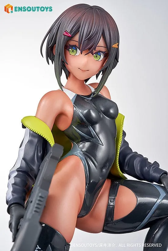 arms note statue 1/7 swim team bucho-chan 22 cm  statues  anime  statue