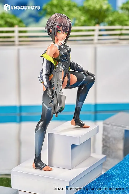 arms note statue 1/7 swim team bucho-chan 22 cm  statues  anime  statue