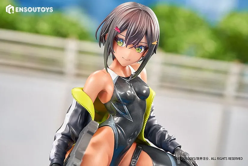 arms note statue 1/7 swim team bucho-chan 22 cm  statues  anime  statue