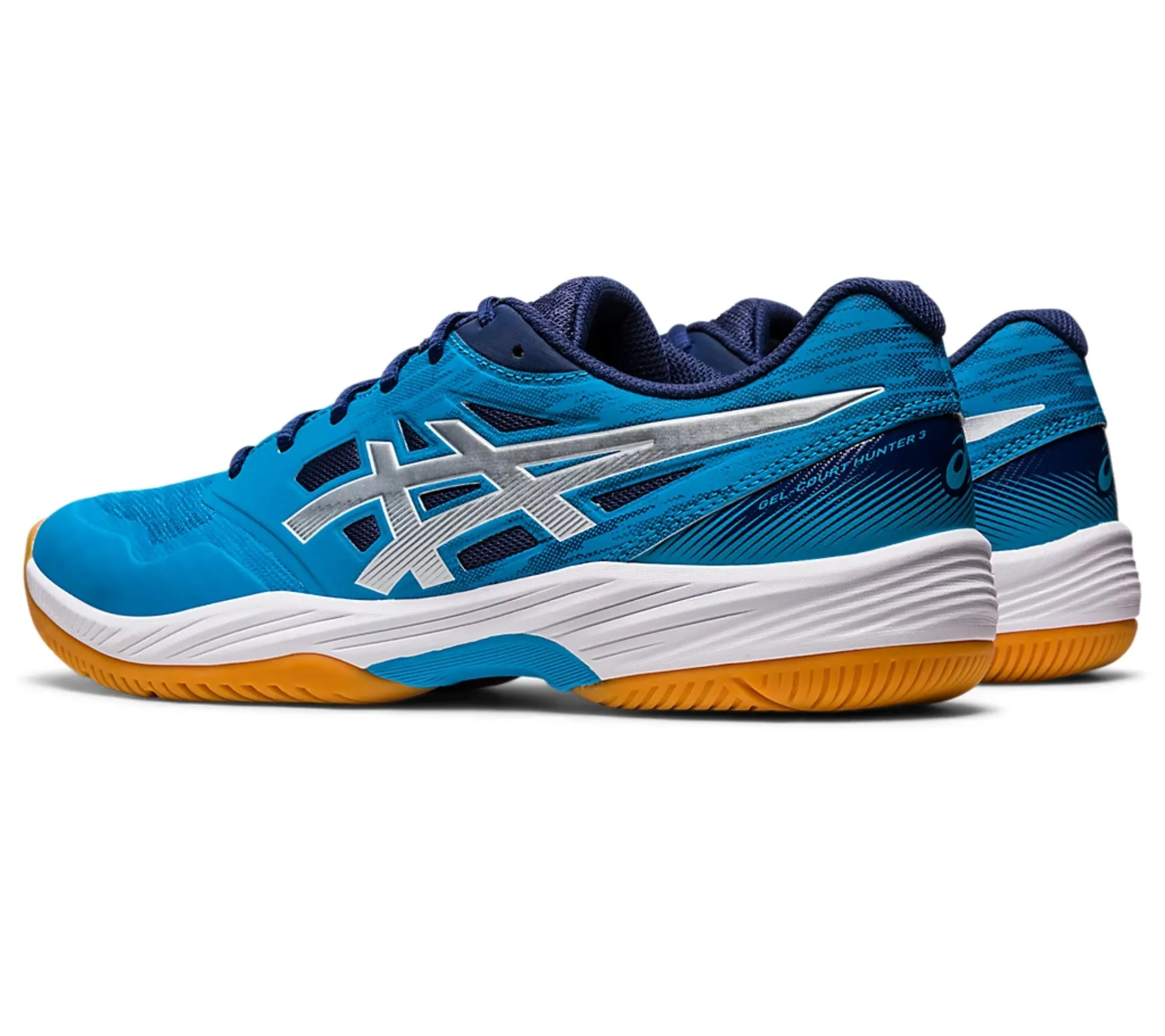 Asics GEL-COURT HUNTER 3 Indoor Court Shoe Island Blue/Pure Silver - 1071A088