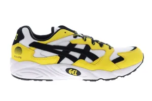 Asics Gel Diablo 1191A129-100 Mens White Yellow Lifestyle Sneakers Shoes