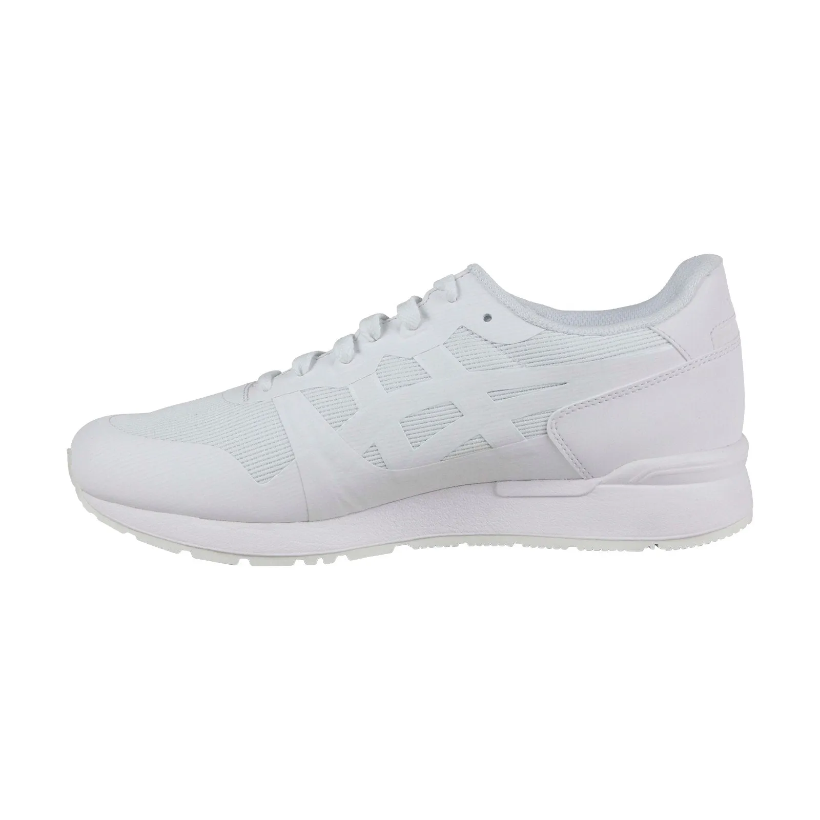 Asics Gel Lyte Ns H8D4N-0101 Mens White Canvas Lace Up Lifestyle Sneakers Shoes