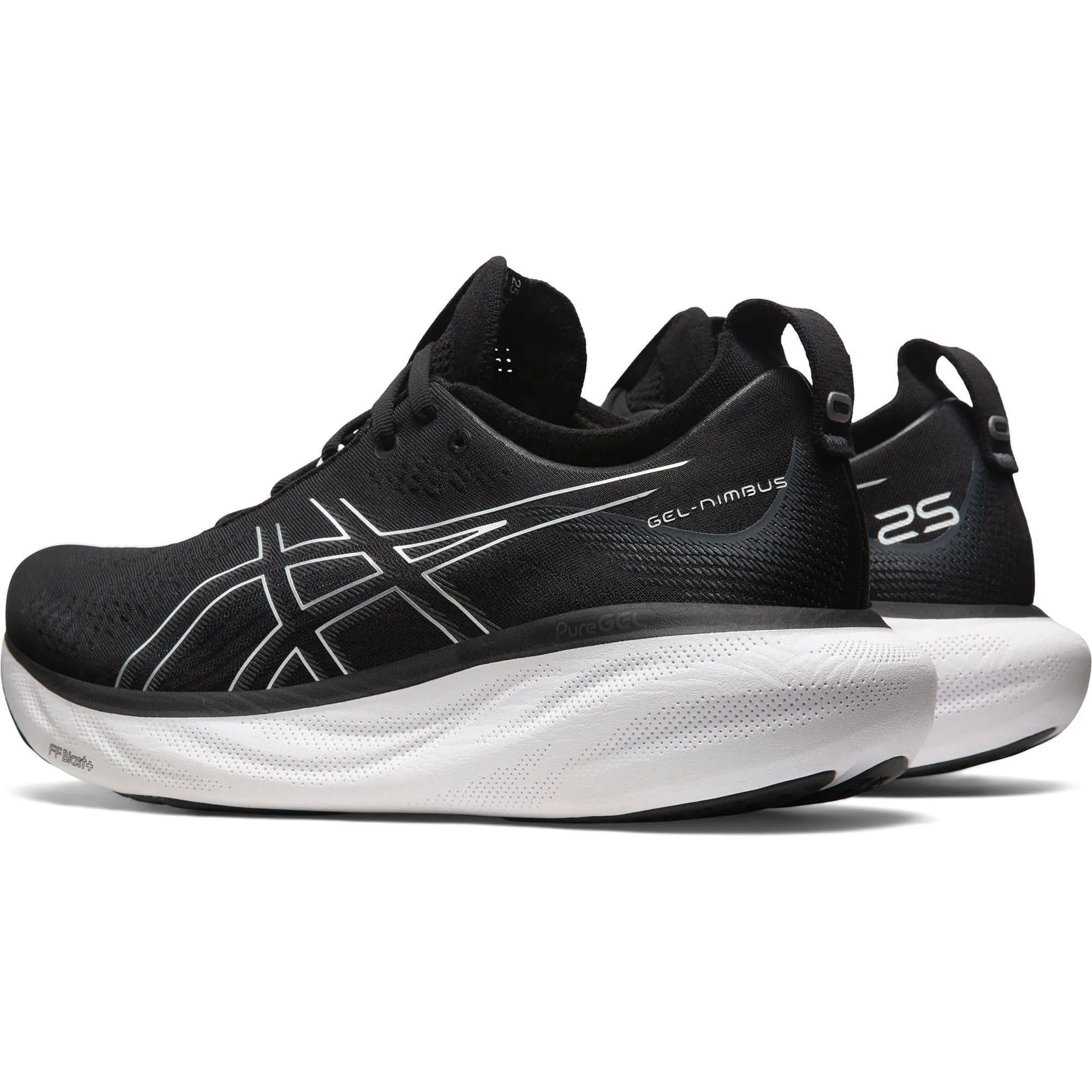 Asics Gel Nimbus 25 Mens Running Shoes - Black