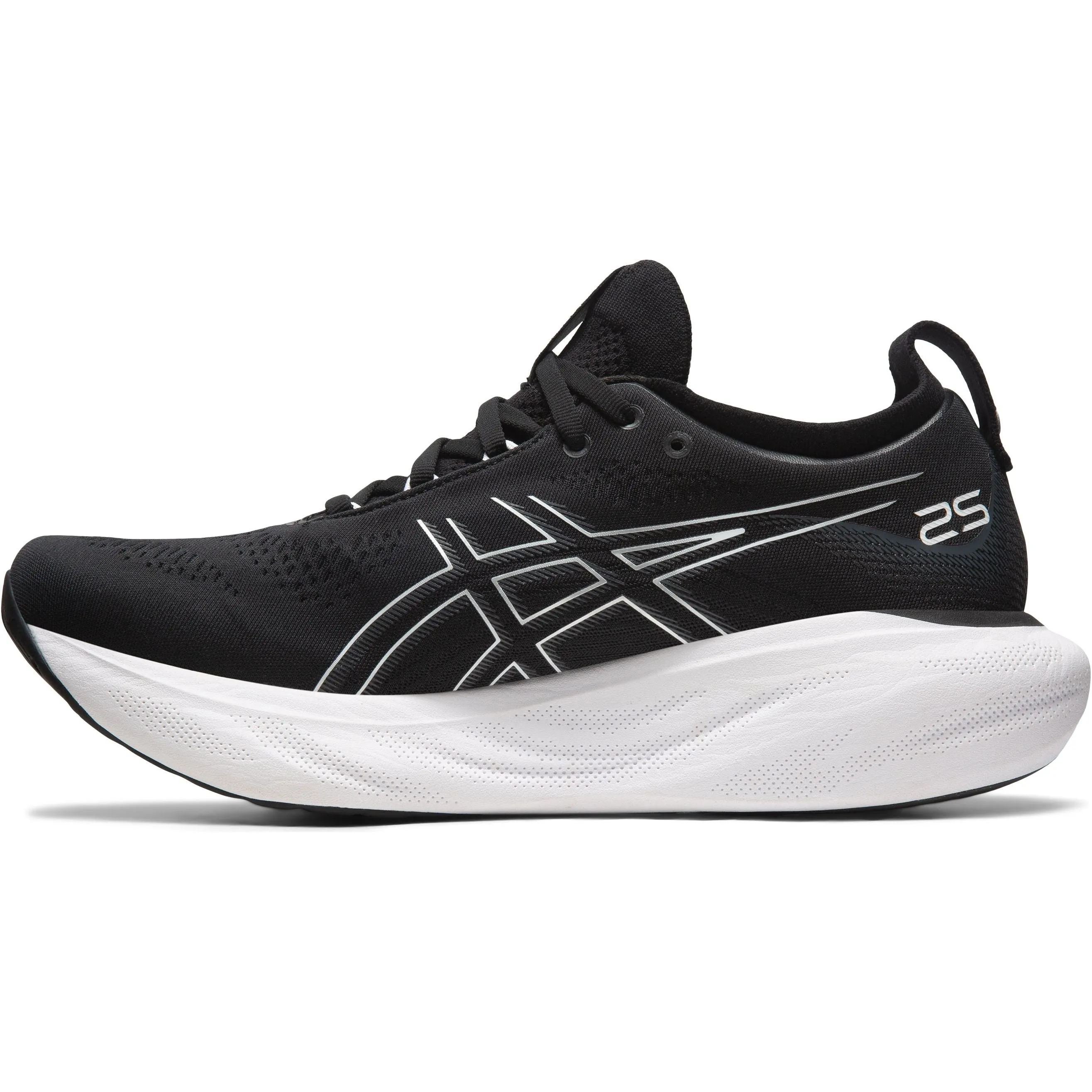 Asics Gel Nimbus 25 WIDE FIT (4E) Mens Running Shoes - Black