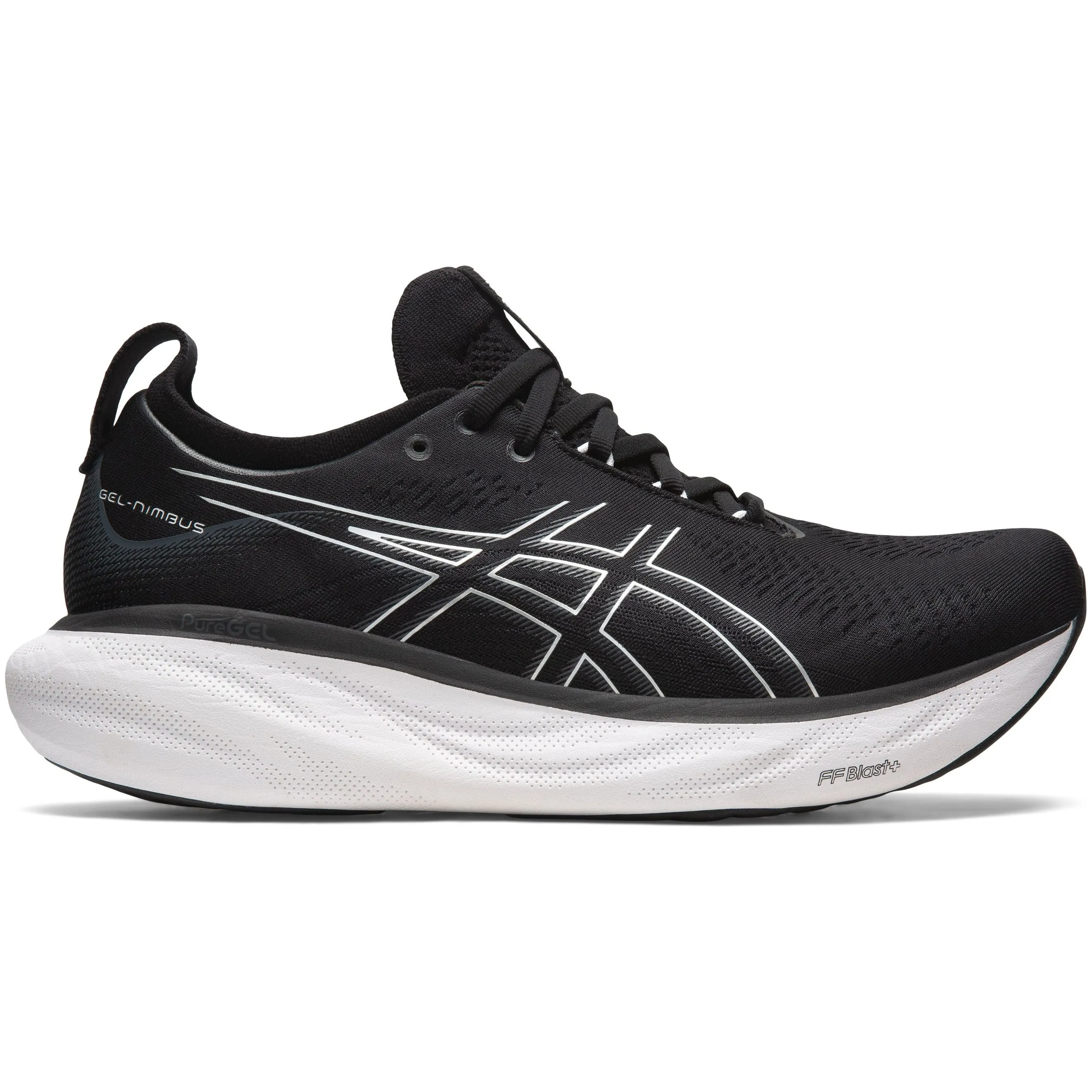 Asics Gel Nimbus 25 WIDE FIT (4E) Mens Running Shoes - Black