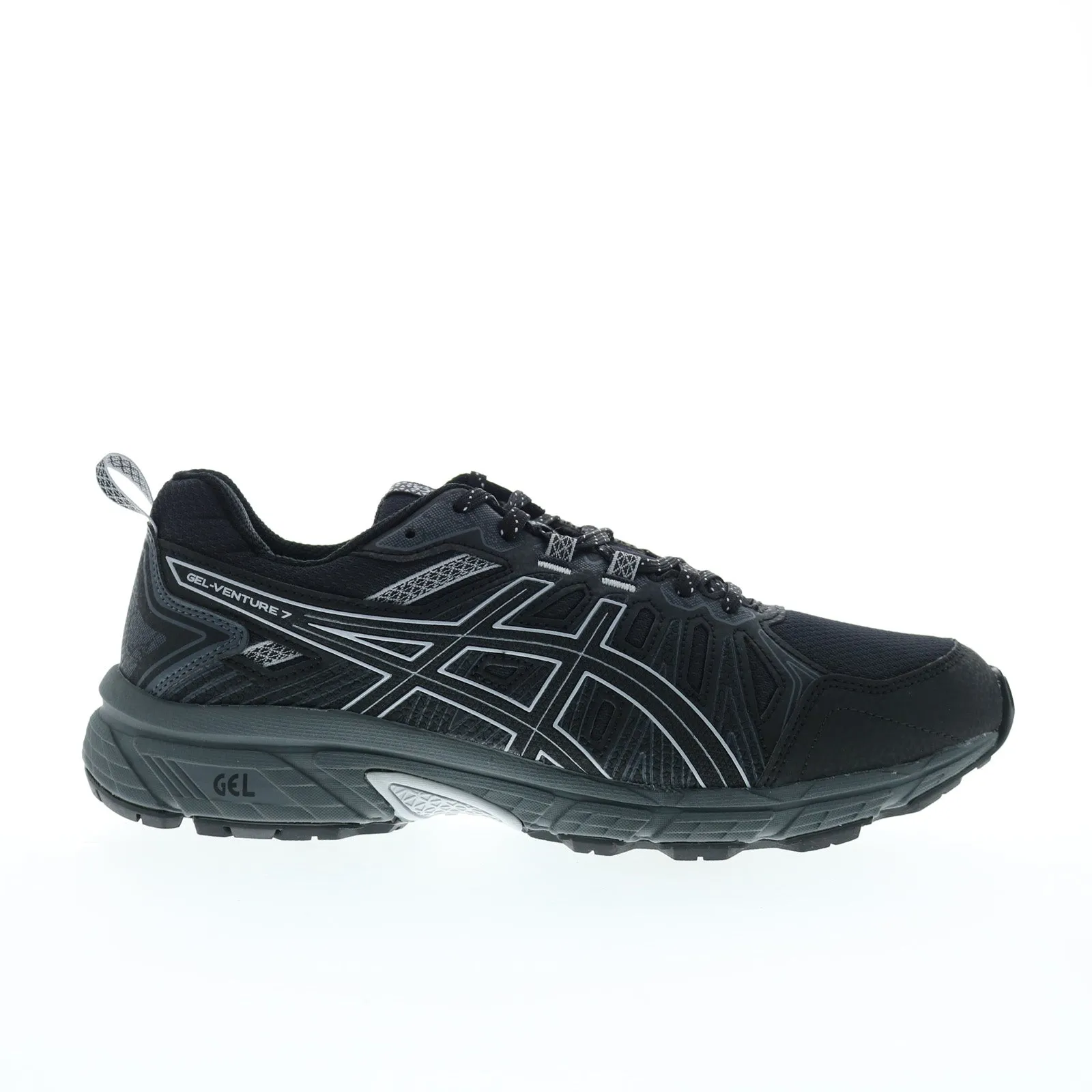 Asics Gel-Venture 7 1012A476-002 Womens Black Mesh Athletic Running Shoes