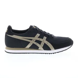 Asics Tiger Runner 1201A456-001 Mens Black Canvas Lifestyle Sneakers Shoes