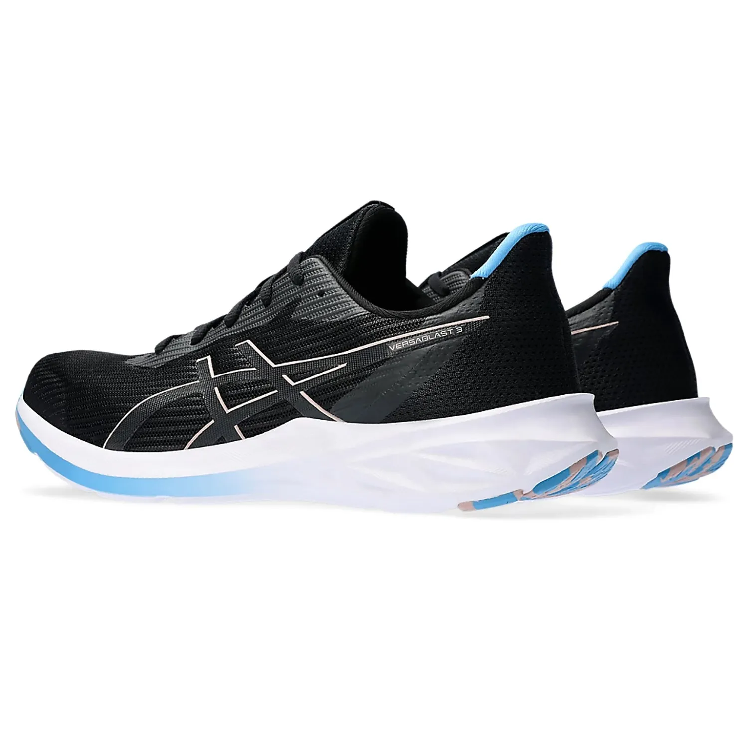 Asics Versablast 3 Men's Running Shoes, Black/Neutral Pink