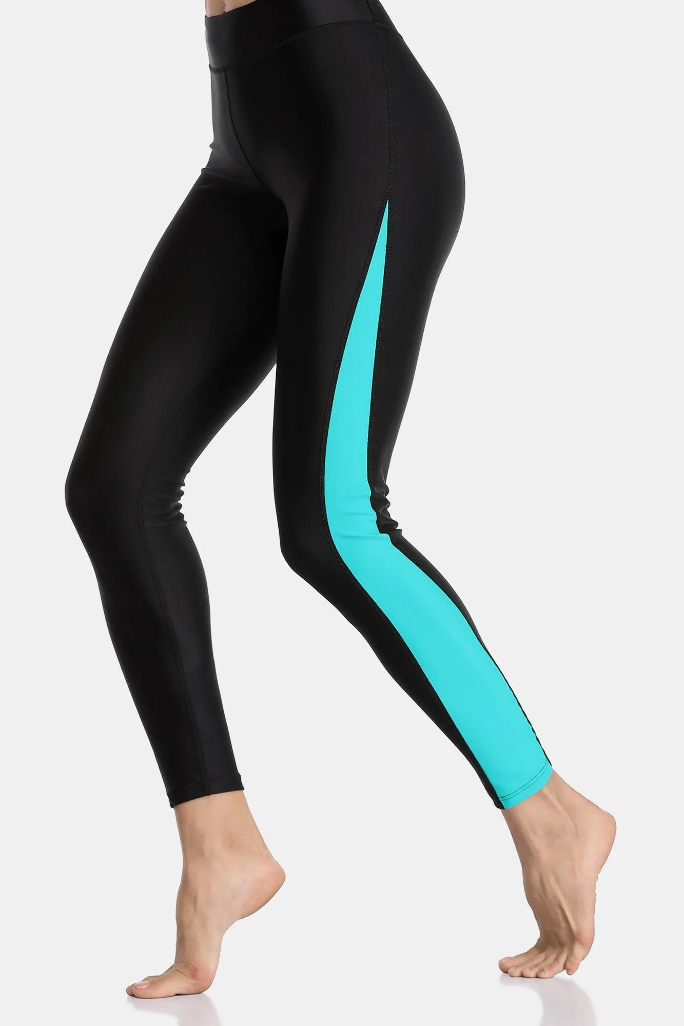 Attraco Women's High Waist Long Swim Tights