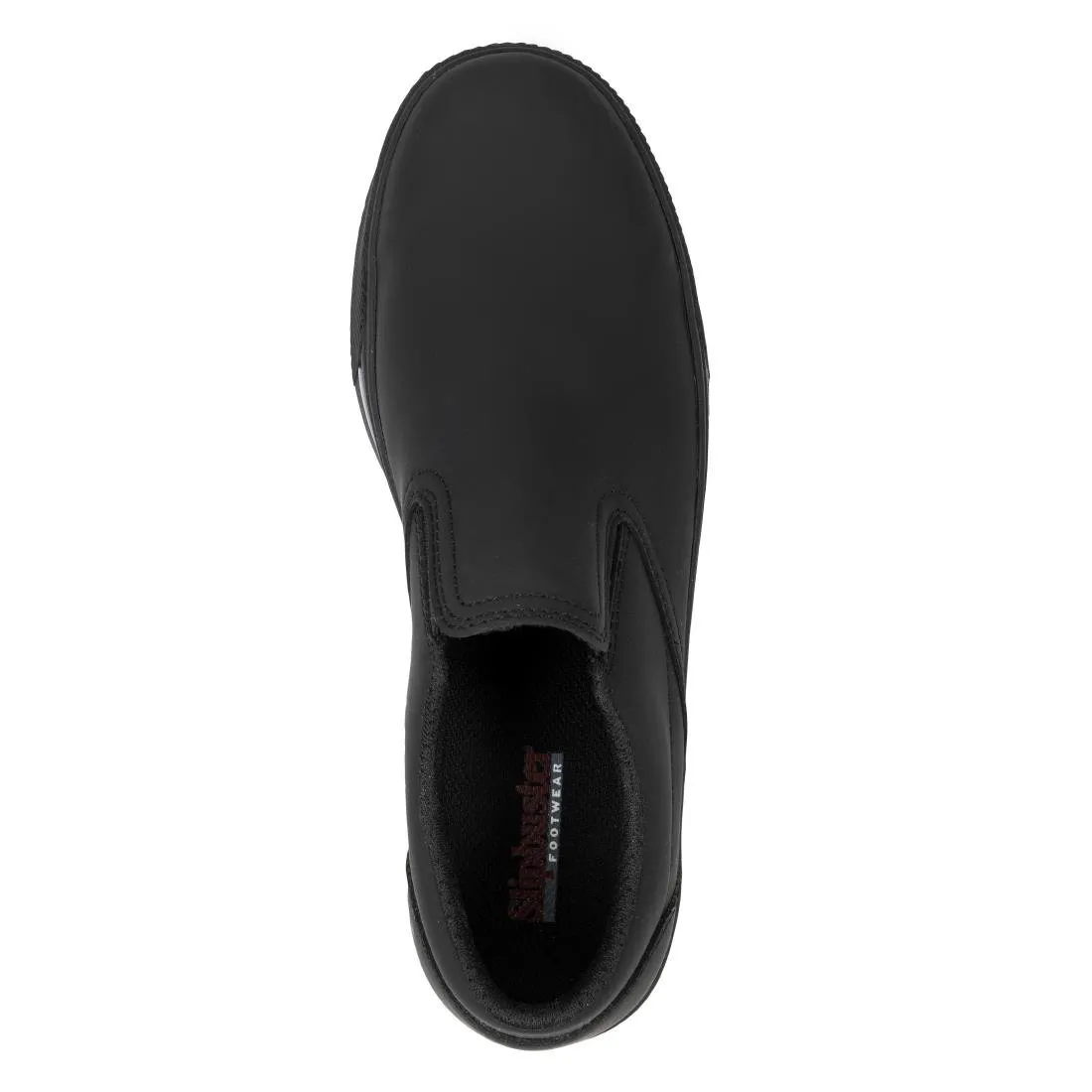 BA062-41 Slipbuster Recycled Microfibre Slip-on Shoe Matte Black 41