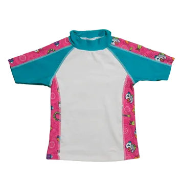 Baby Banz Girls 2-6 Short Sleeve Rashguards