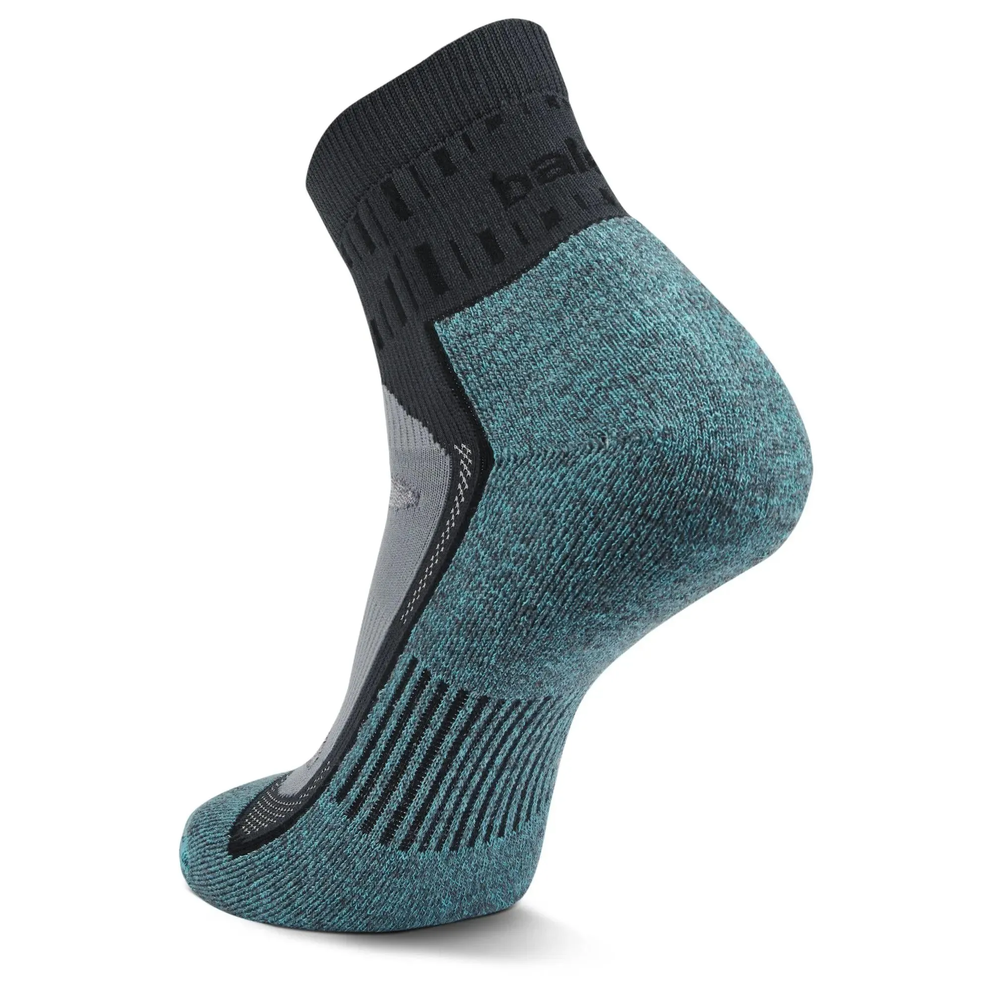 Balega Blister Resist Quarter Sock - Grey/Blue