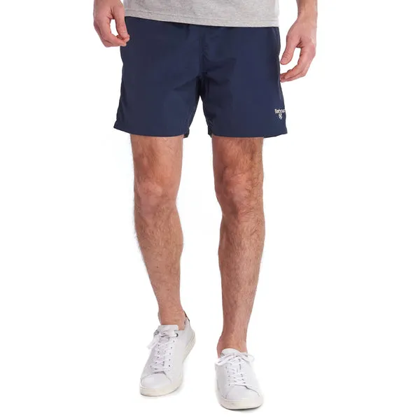 Barbour Logo 5&quot; Swim Shorts - Navy