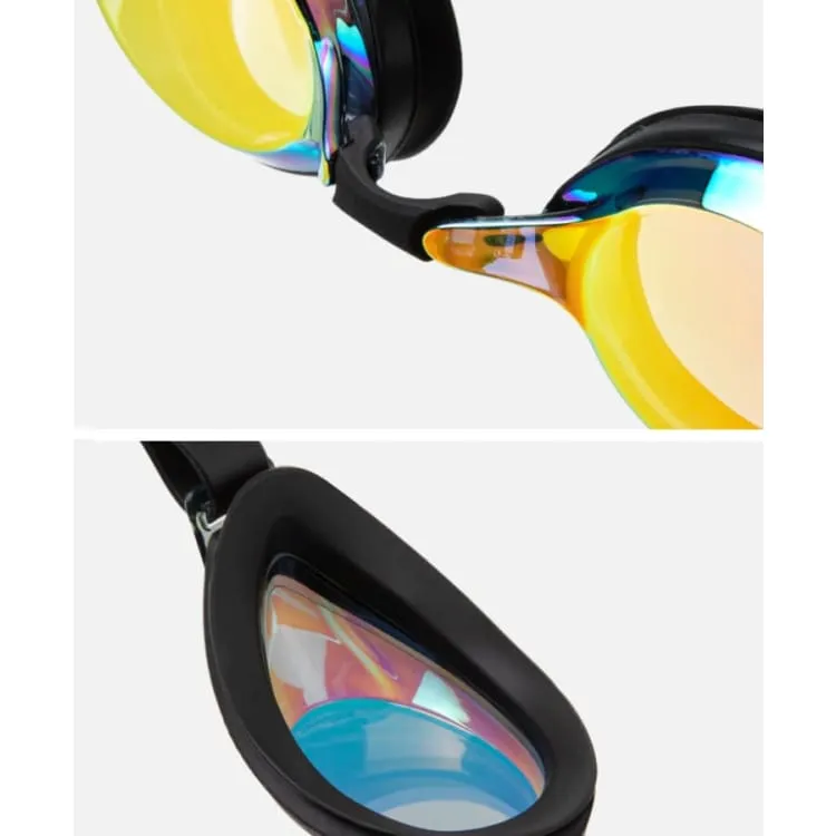 Barrel Glide Mirror Swim Goggles-GOLD/BLACK