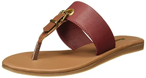 BATA womens Vintage Th Red Flip Flop - 5 UK (5515723)