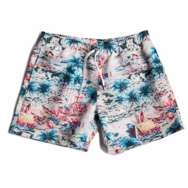 Bather Hawaii Swim Trunk Multi (Daytime)