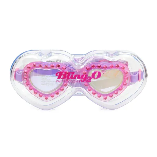 Bling2o Swim Goggles - Heart Throb I Love You Too Blue