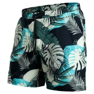 BN3TH Men's Agua Volley Swim Short 7" Fronds Dark Navy