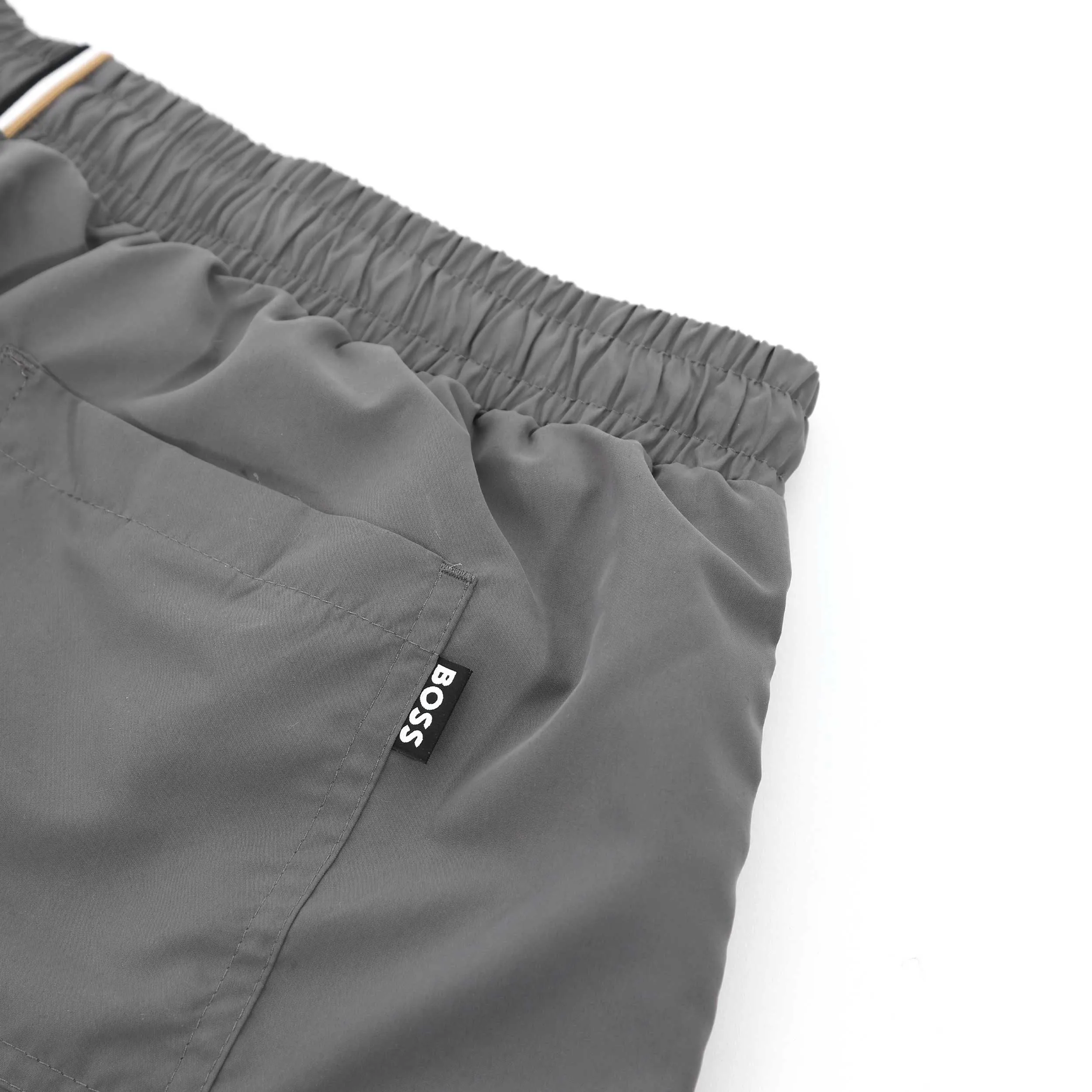 BOSS Dolphin Swim Short in Dark Grey