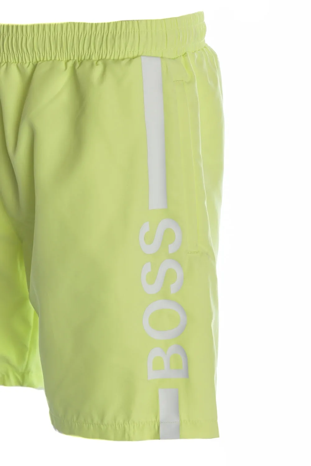 BOSS Dolphin Swim Short in Lemon