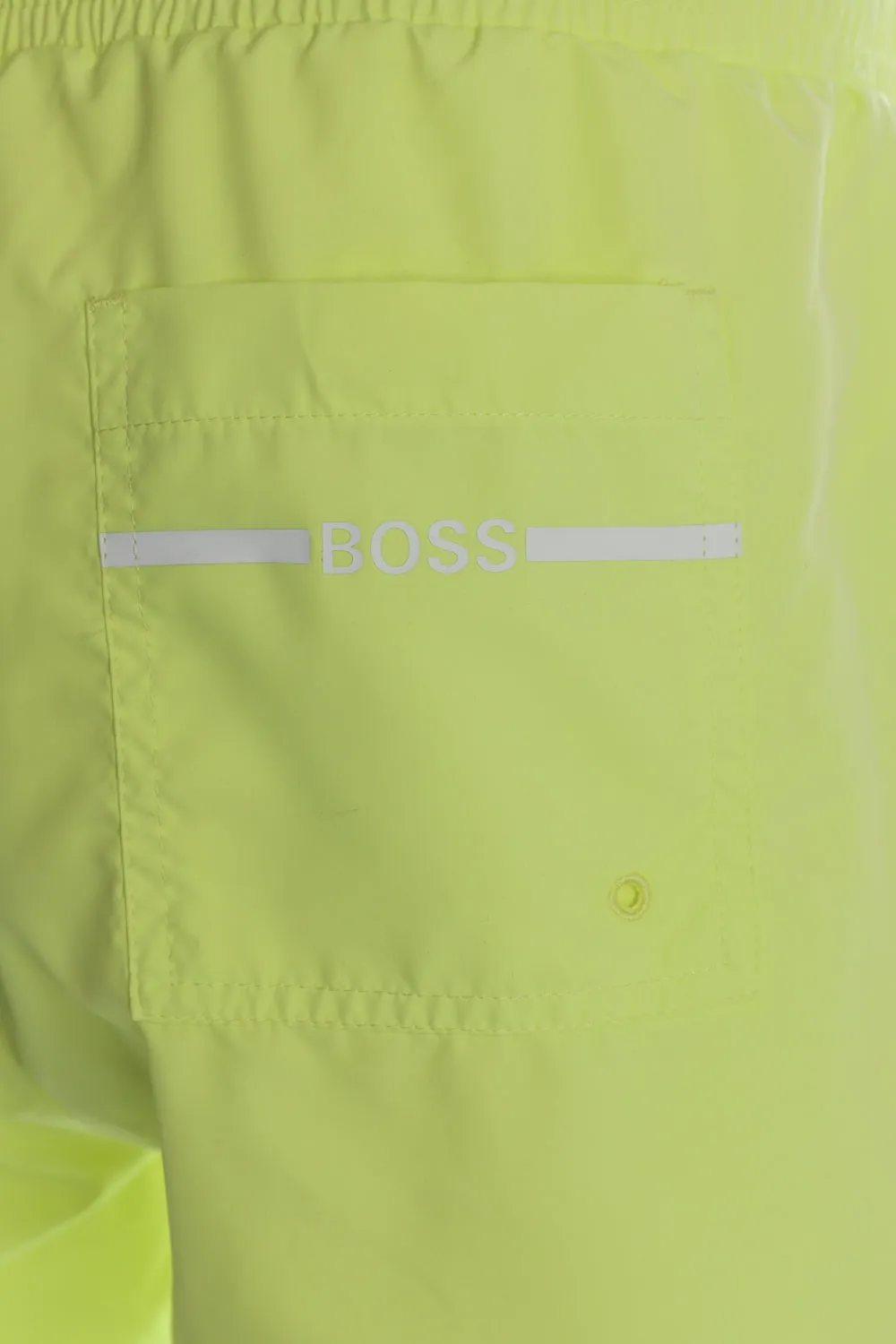 BOSS Dolphin Swim Short in Lemon