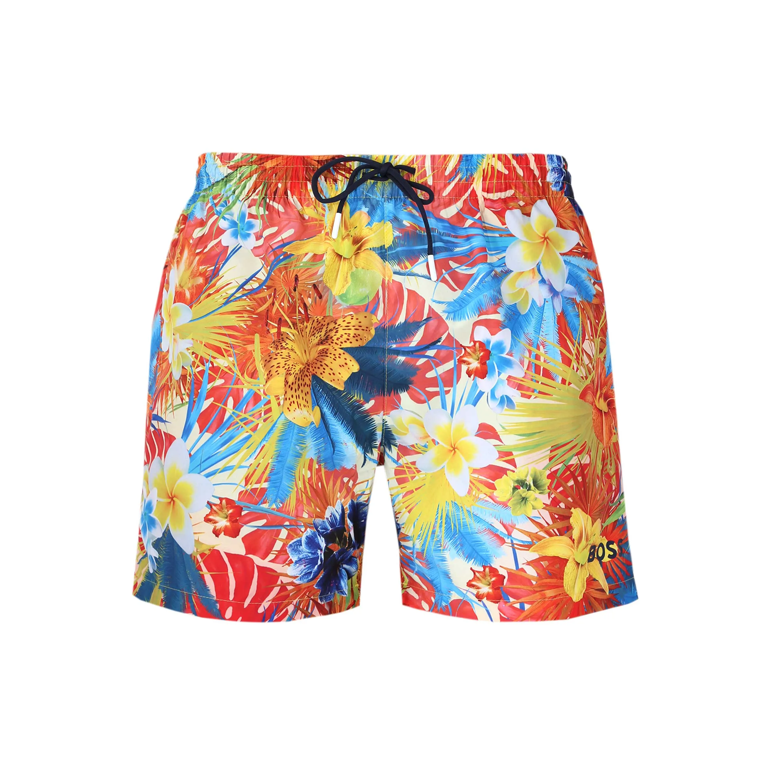 BOSS Piranha Swim Short in Bright Orange