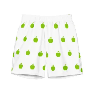 Brat Apple White Swim Trunks