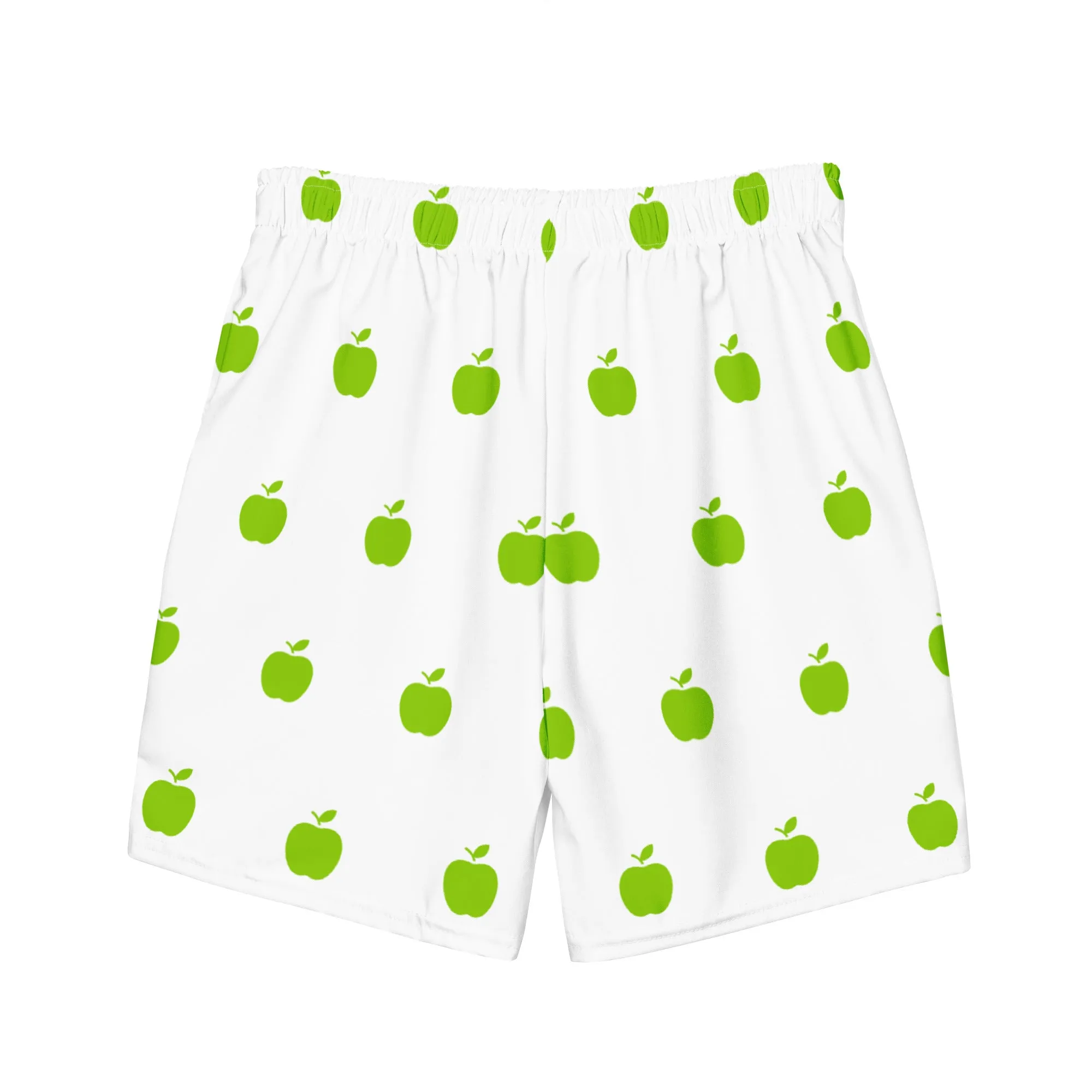 Brat Apple White Swim Trunks