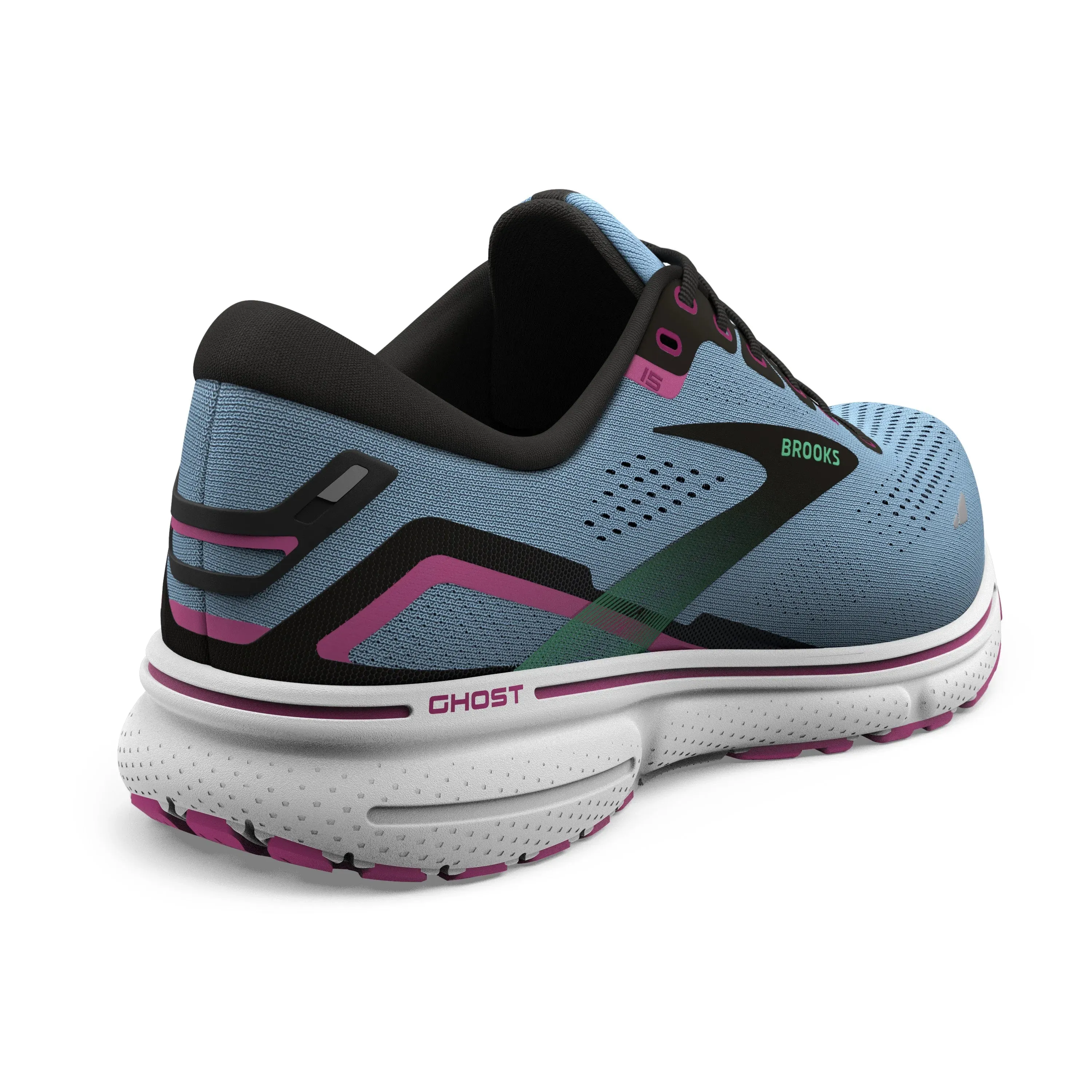 Brooks Ghost 15 Womens Road Running Shoes Blue