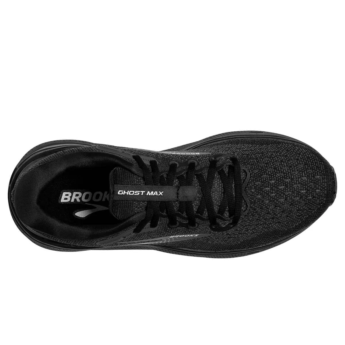 Brooks Ghost Max Mens | Black/black/ebony