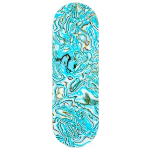 BullyBoard Fingerboard Deck - Baby Blue Abalone