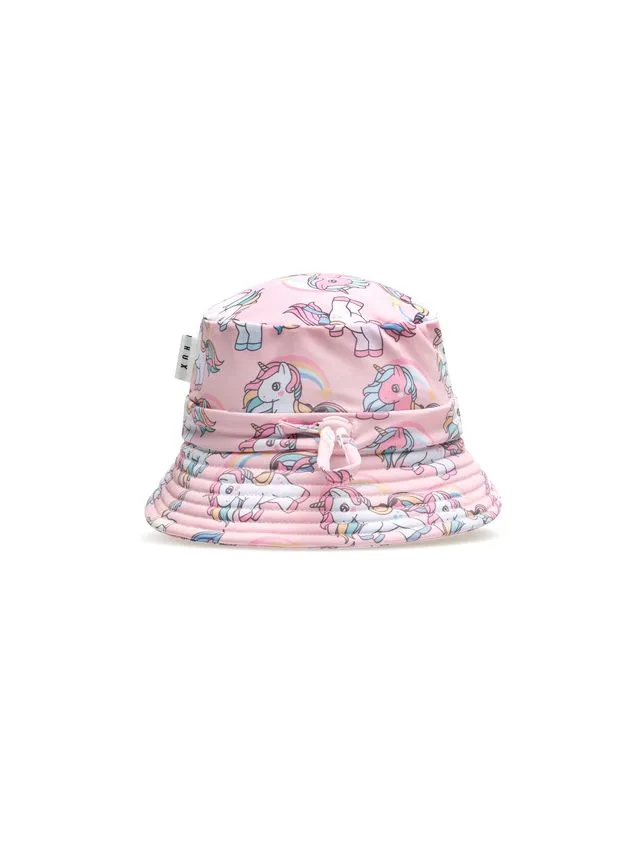 Candy Rainbow Unicorn Swim Hat