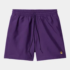 Carhartt Chase Swim Trunks - Tyrian / Gold