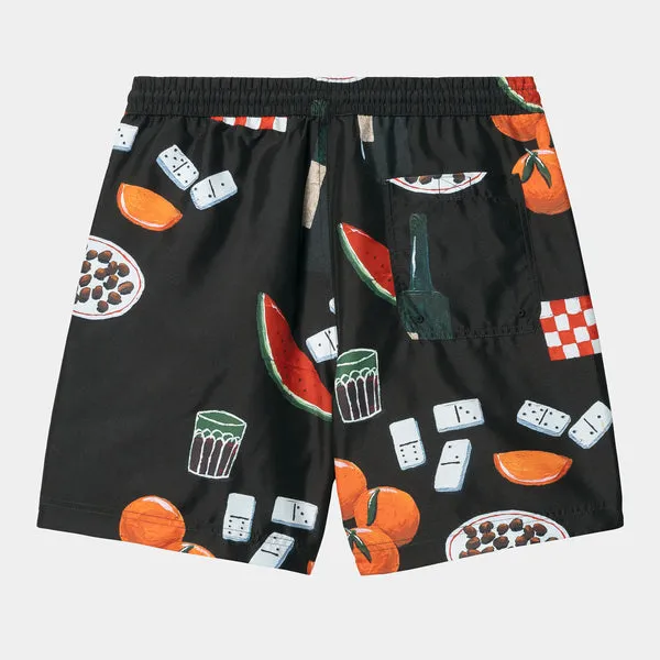 Carhartt WIP Slater Swim Trunks - Isis Maria Dinner Print