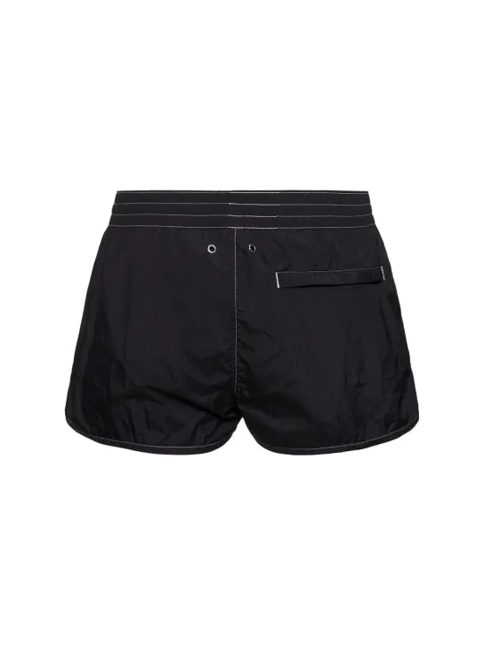 CDLP   Contrast stitching nylon swim shorts 