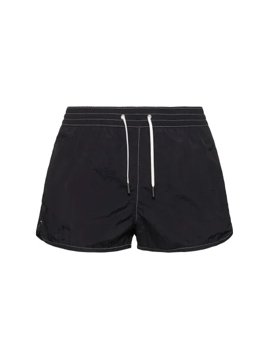 CDLP   Contrast stitching nylon swim shorts 