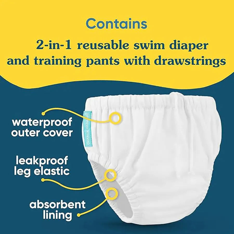 Charlie Banana 2in1 Swim Diaper & Training Pants Cactus Verde