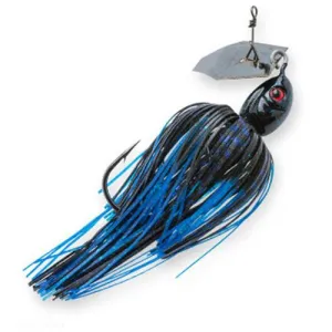 ChatterBait Projectz Lures - 1 oz Weight, 6-0 Hook, Black-Blue, Per 1