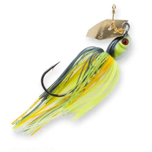 ChatterBait Projectz Lures - 3-4 oz Weight, 6-0 Hook, Chartreuse Sexy Shad, Per 1