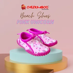 Cheekaaboo Toddler's Aqua Beach Shoes - Pink Unicorn