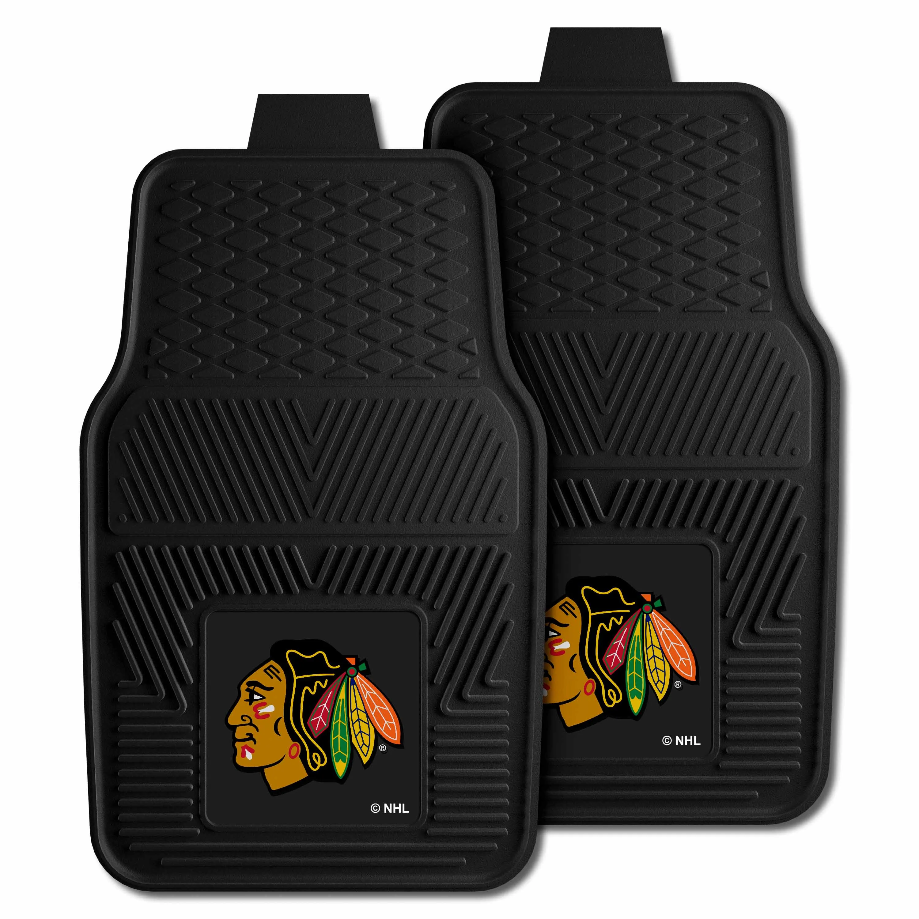 Chicago Blackhawks Heavy Duty Car Mat Set - 2 Pieces