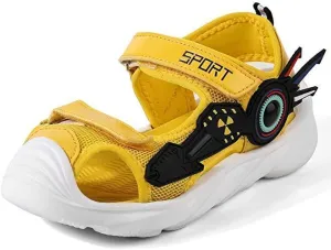 Closed Toe Sandals for Boys and Girls for Active Play 11 Little Kid Size Yellow