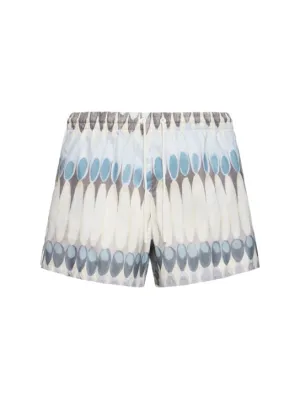 Commas   Printed swim shorts 