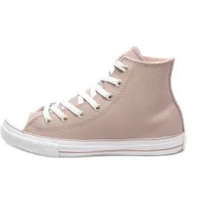 Converse Chuck Taylor High-Top Sneakers Leather Pink Colour For Women