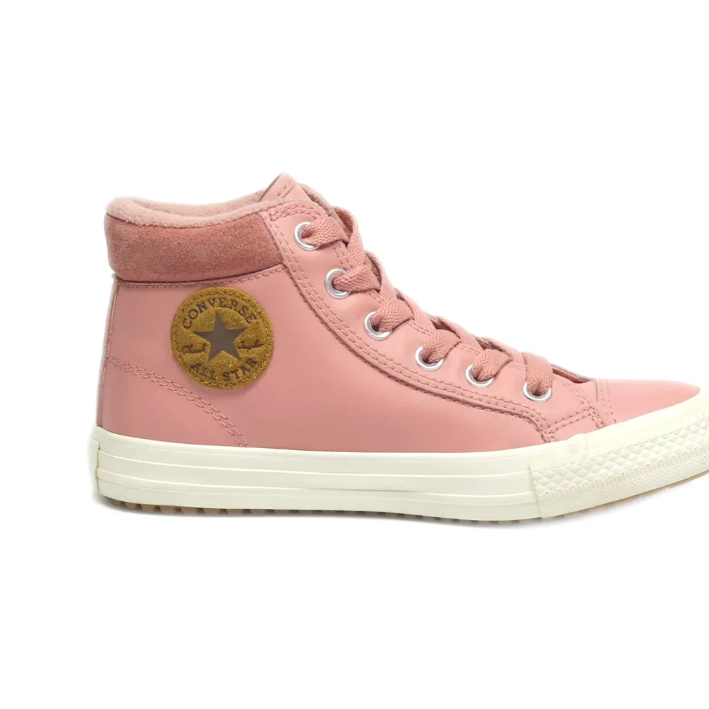 Converse Sneakers Leather Pink Colour For Kids