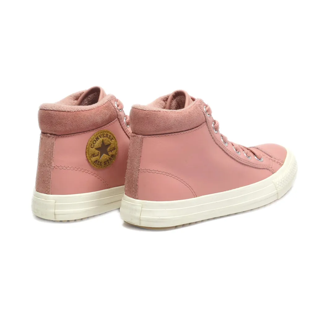 Converse Sneakers Leather Pink Colour For Kids