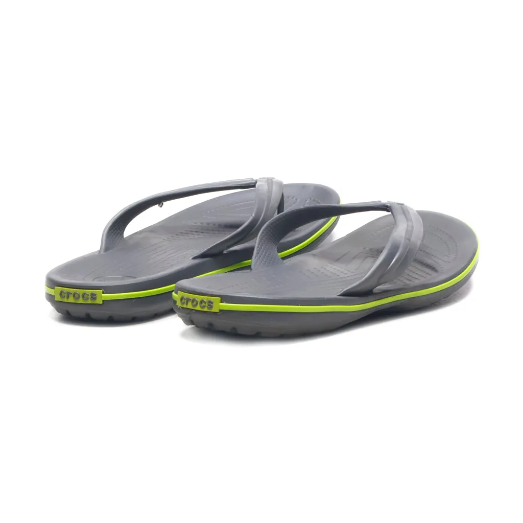 Crocs Baya Ii Slippers Rubber Grey Colour For Men