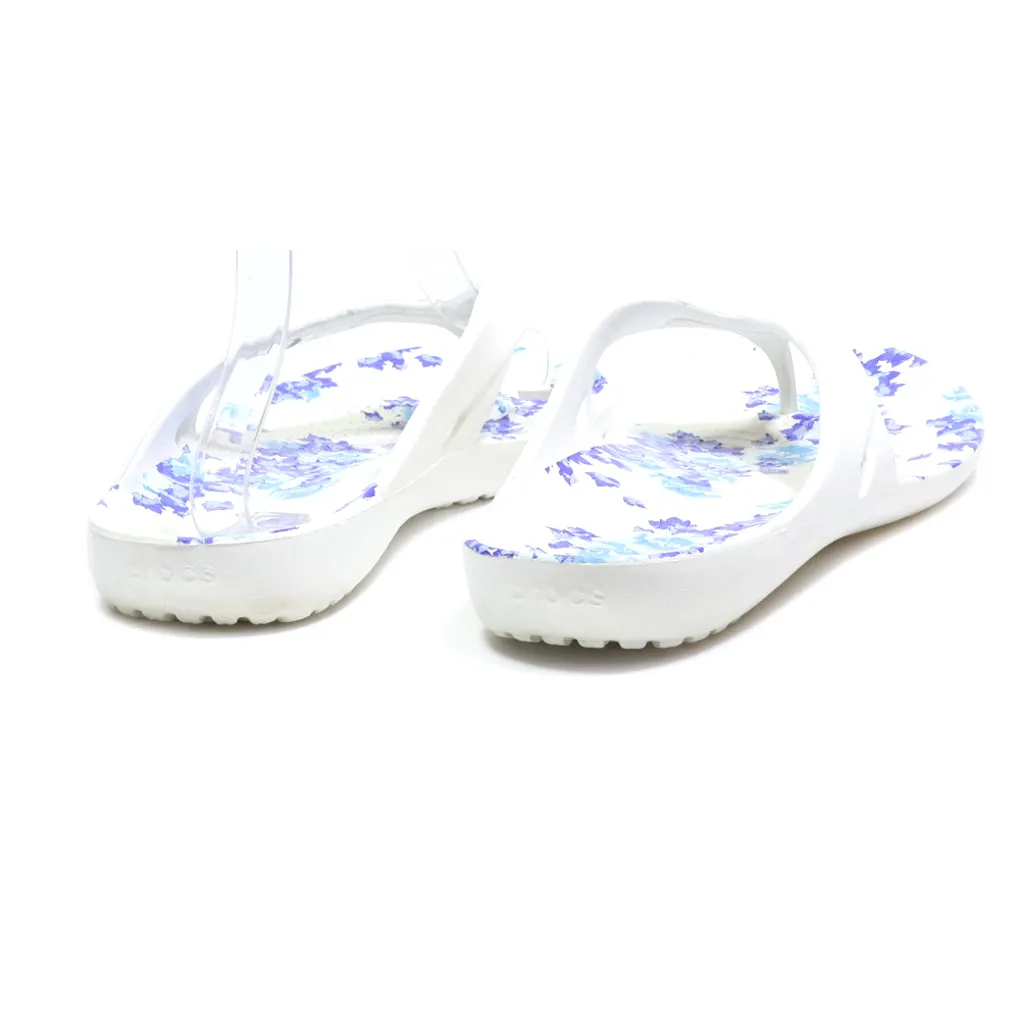 Crocs Kadee Ii Flip Flops Eva White Colour For Women