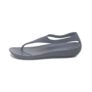 Crocs Sexi Flipp Slippers Rubber Black Colour For Women